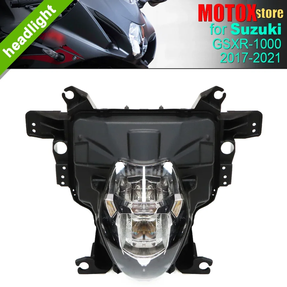 

Fit for Suzuki GSXR 1000 GSX 1000 R 2017 - 2021 Motorcycle HeadLight Assembly GSX1000R GSXR1000 Headlamp Forza Head Light