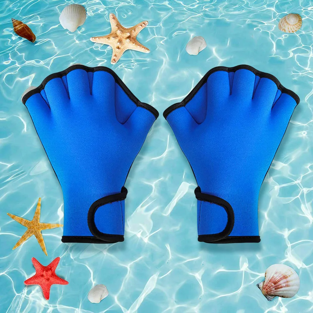 Silicone Swimming Fins Flipper Men Women Child Swim Pool Sport Professional Training Finger Hand Webbed Gloves Paddles Equipment