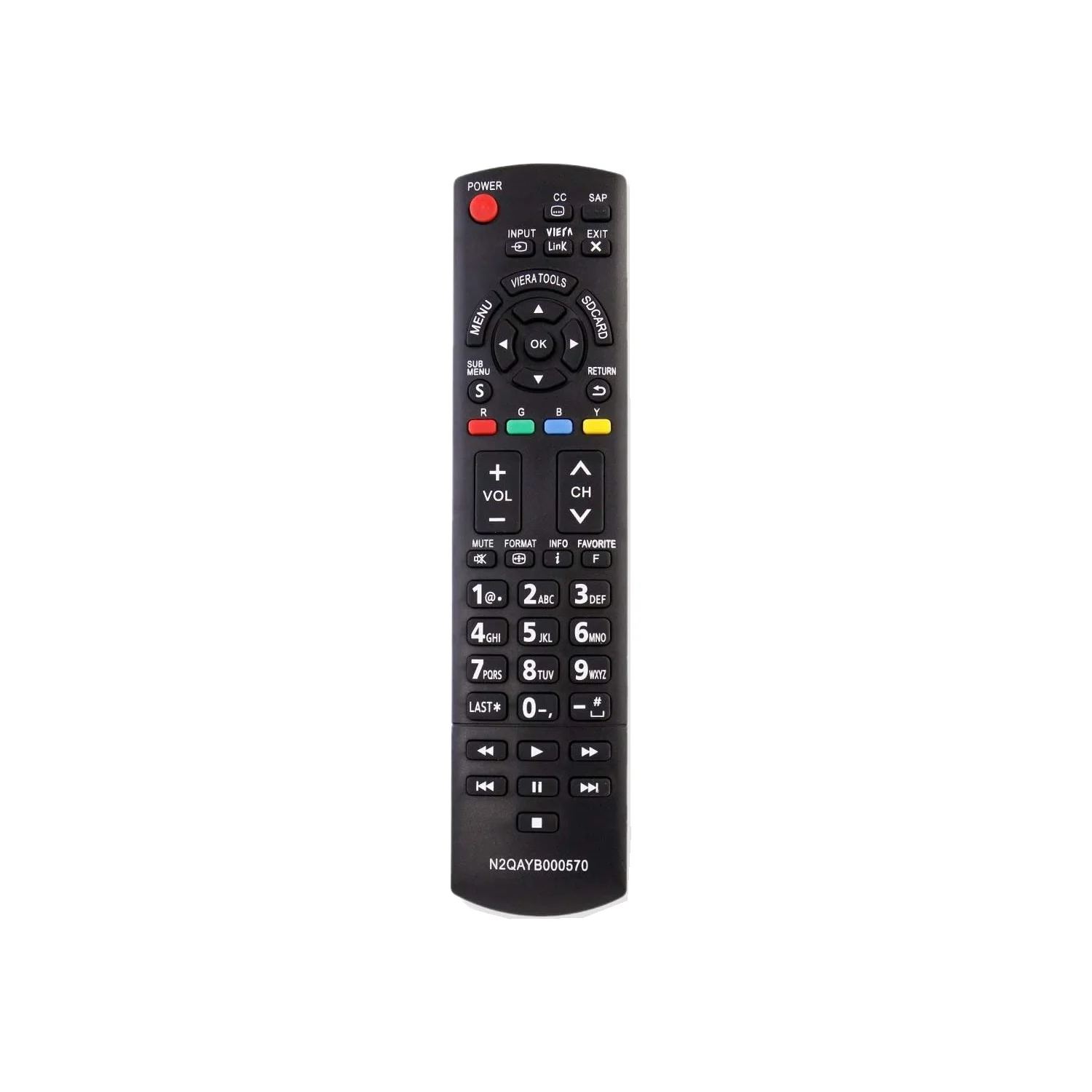 Remote Control Compatible For Panasonic TV N2QAYB000570 TC-L42E3 TC-L42E30 TC-L42U30 TC-32LX34 TC-32LX44S TC-42PX34 TC-50PX34 T