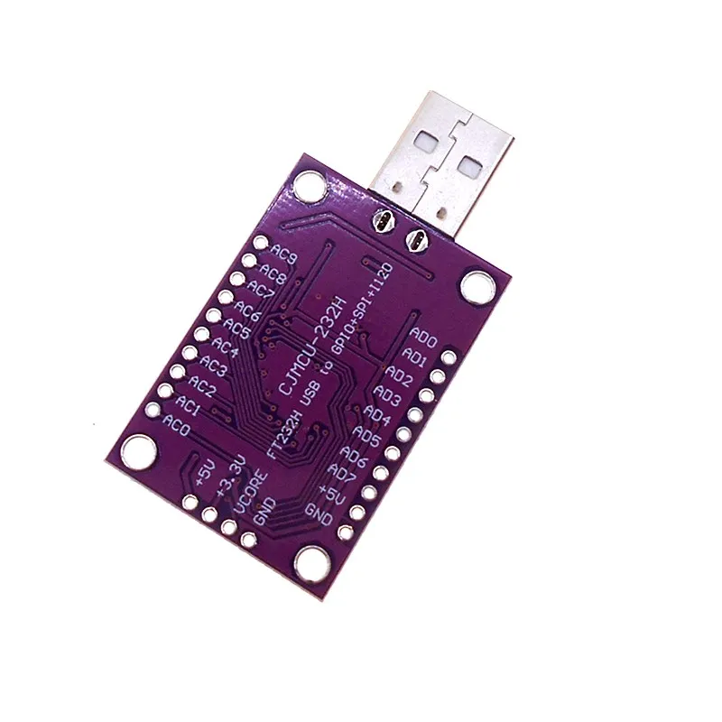 Mcu ft232h de alta velocidade multi-função usb para jtag uart/módulo fifo spi/i2c