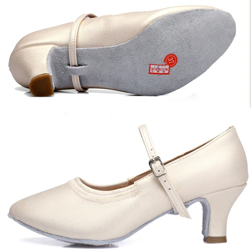 Mode Vrouwen Hoge Hakken Leren Vrouw Dansdans Schoenen Sneakers Dames Moderne Dansschoenen Meisjes Ballroom Latin