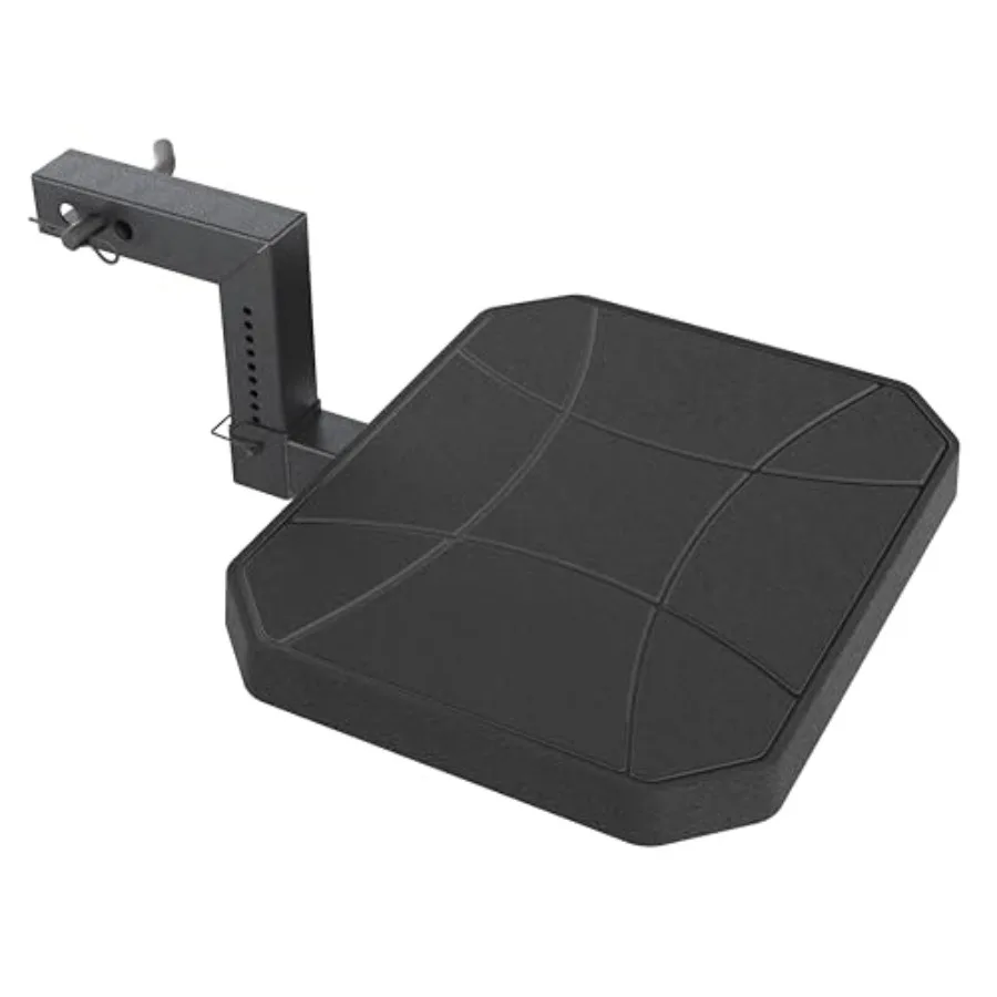 

YS02 Height-Adjustable Hitch Step for Medium to Large Dogs2 Hitch Receiver CompatibleBlackEases Car Van SUV Entry and Exit20x16