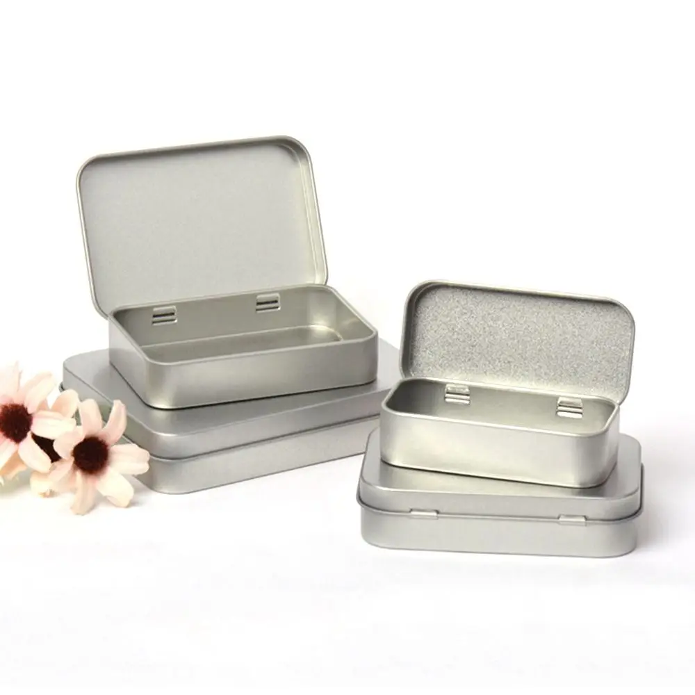 Aluminum Tin Jar Refillable Bottles Cosmetic Container Metal Tea Cans Candle Box Candy Packaging Box for Cream Balm Nail Candle