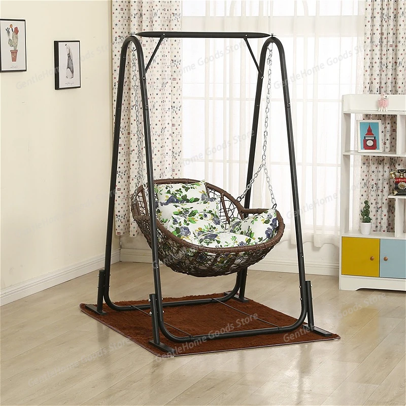 

Modern Relax Rocking Patio Swing Garden Hanging Chair with Suspended Hammock Design Retro Outdoor Furniture Schommel