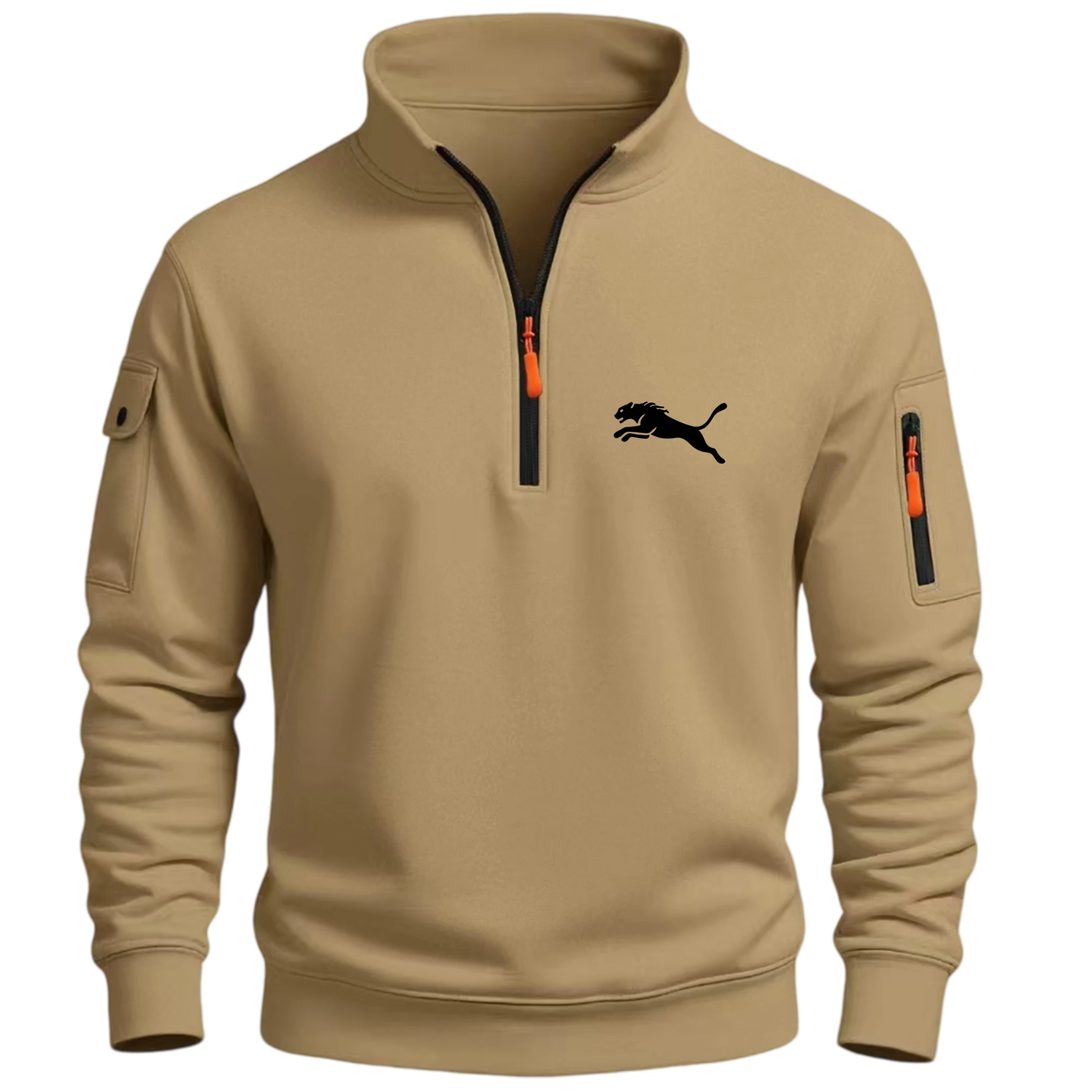 Autumn Winter New Men's Stand  - đánh giá và giá Streetwear Zipper