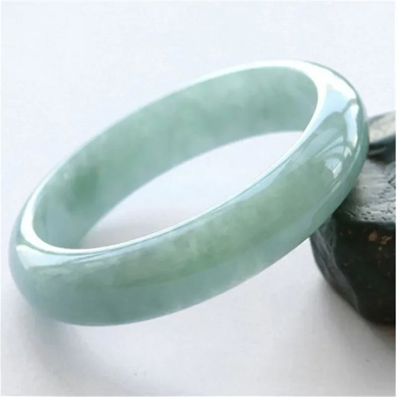 Brazalete de Jade Natural para mujer, joyería curativa, brazaletes de piedra de Jades chinos auténticos, pulsera de jadeíta, regalos para novia y mamá, versátiles