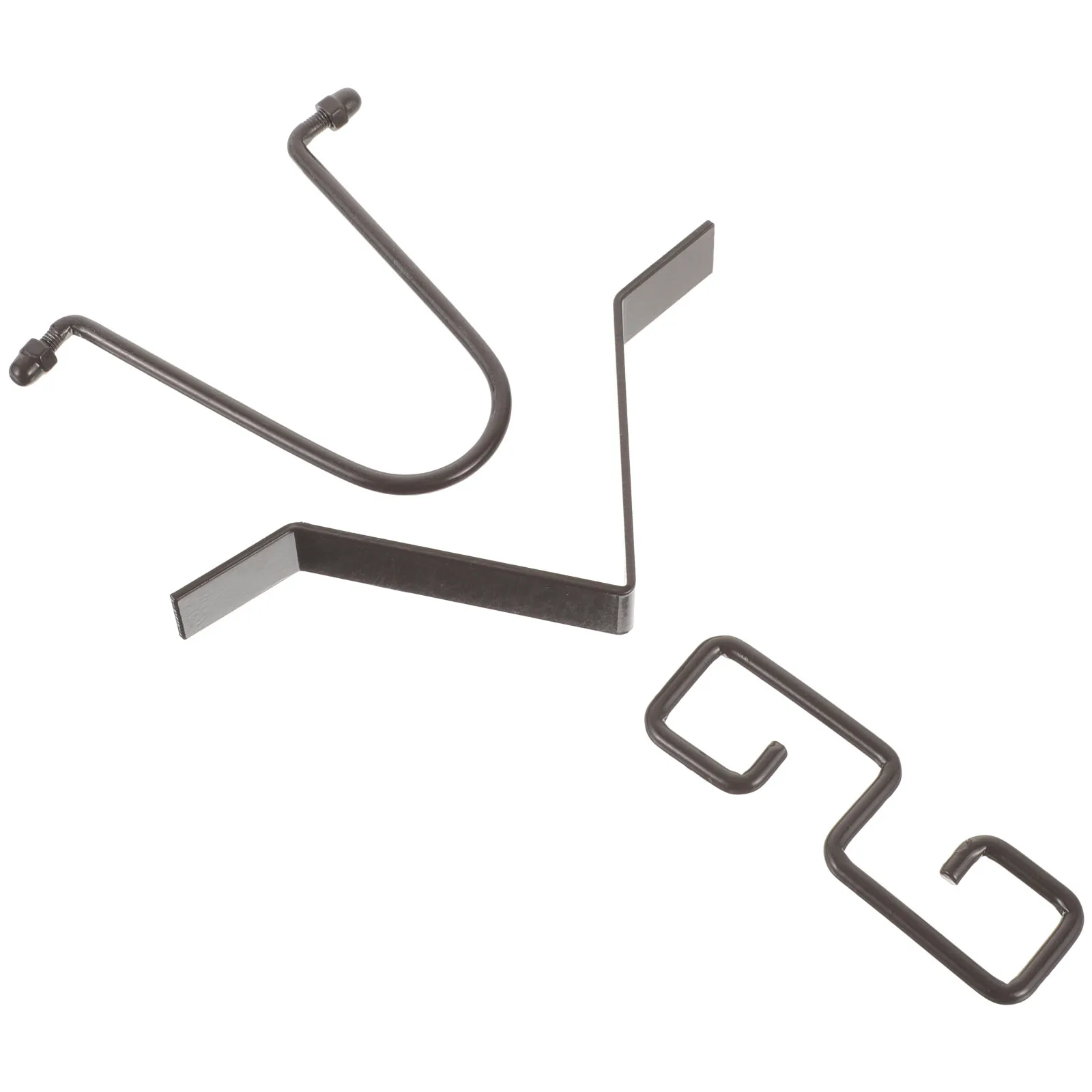 1Set Metal Rain Chain Hook V-shaped Iron Metal Construction For Outdoor Rain Gutter Property Manager Drainer Fitting