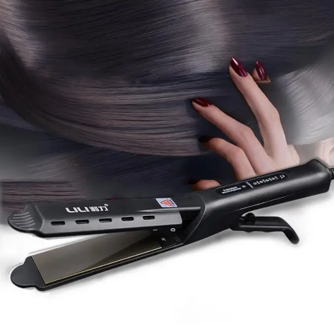 

lush glow envy hair straightener Irons Electric Hair Straightener Flat Iron Fast Warm Up Styling Tools