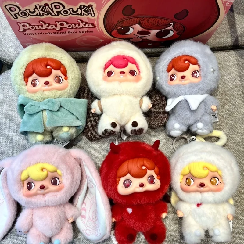 

52Toys Pouka Pouka Series Vinyl Plush Blind Box Doll Cute Pendant Collection Trendy Desktop Ornament For Girls' Holiday Gifts
