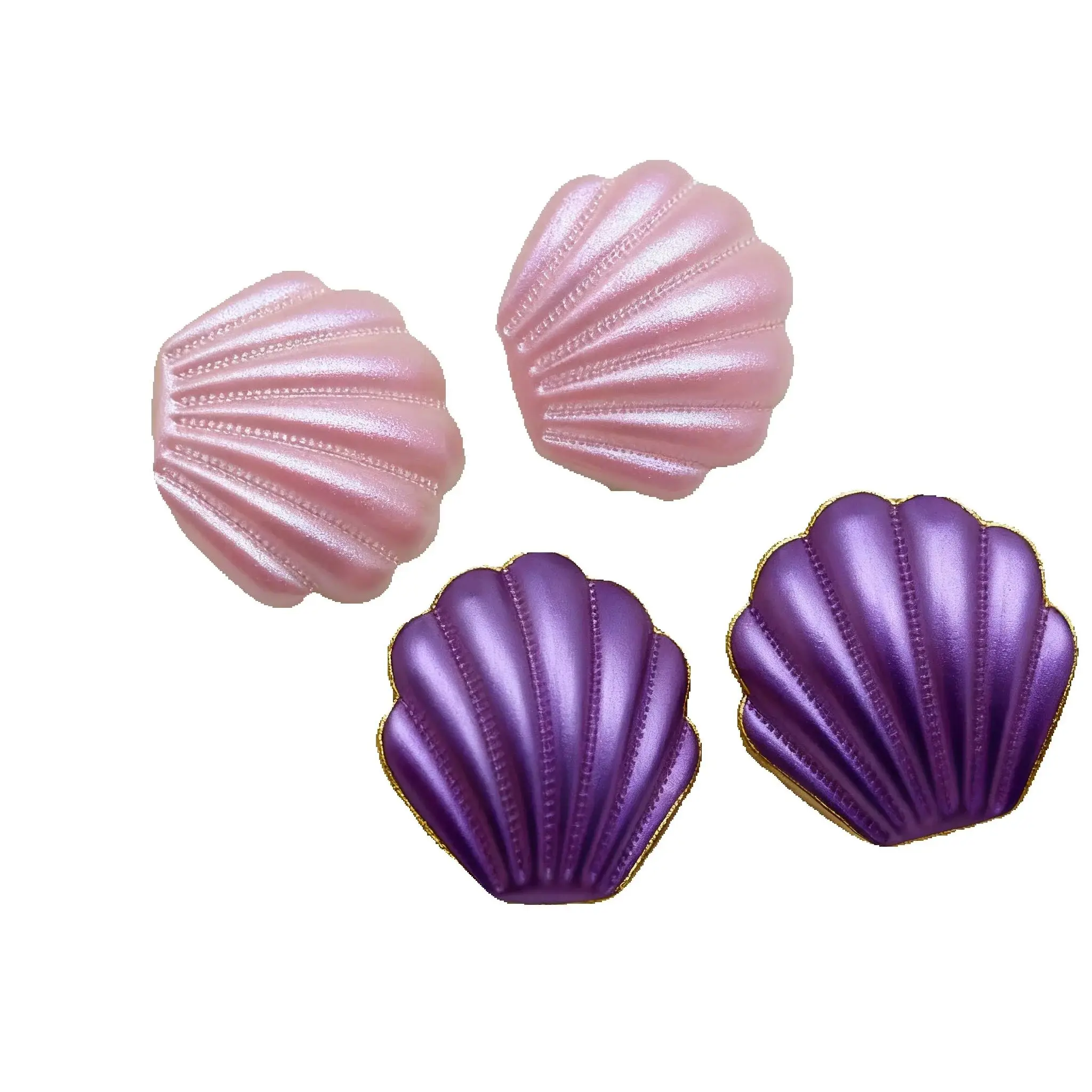 10Pcs New Shell Shape Shanked Metal Buttons DIY Apparel Coat Sweater Sewing Accessories Shirt Buttons