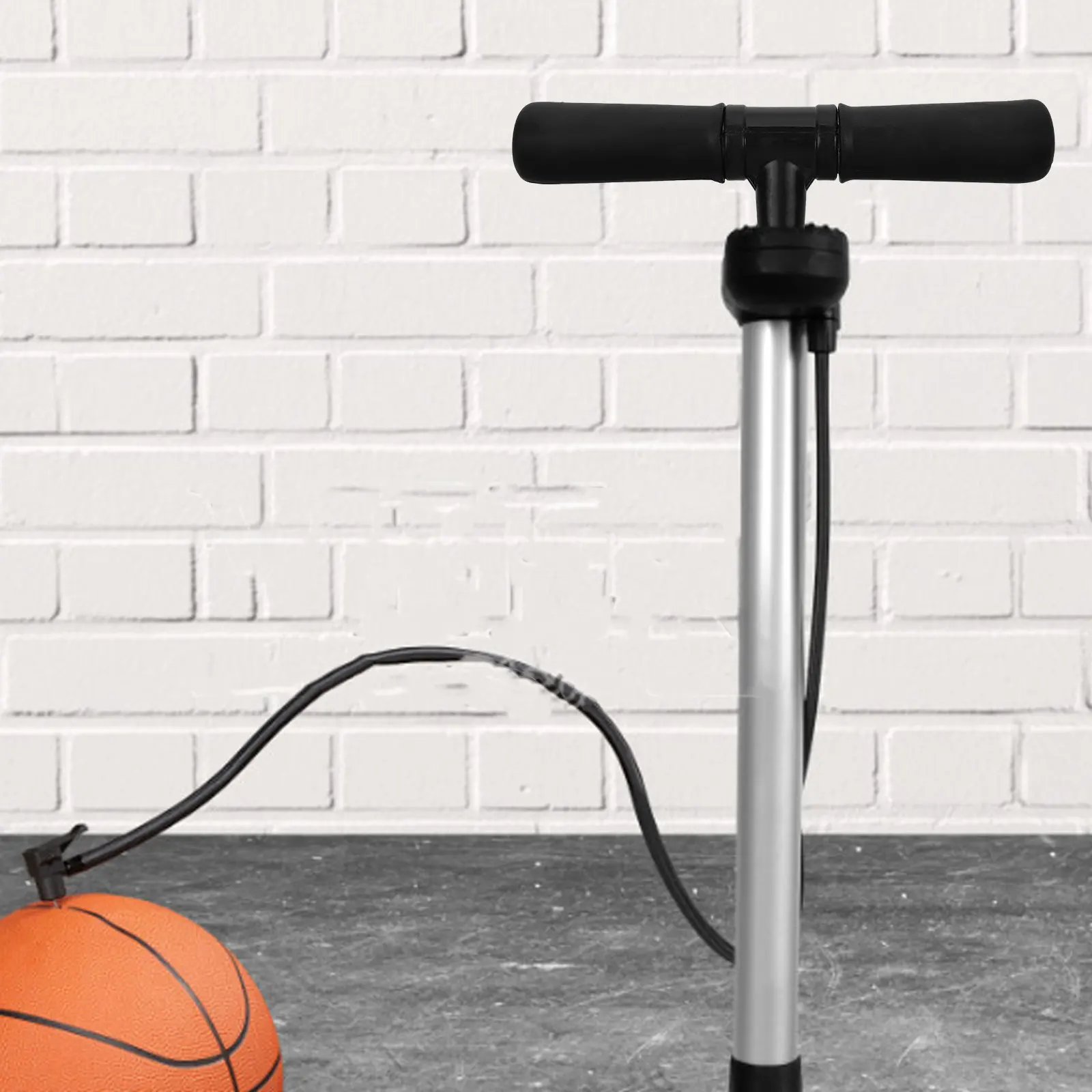 

Hand Pump Handle Replaceable Plastic Iron Sturdy Inflation Handle for Bicycle Tire Pump Accessory Grip Inflation Tube Handles