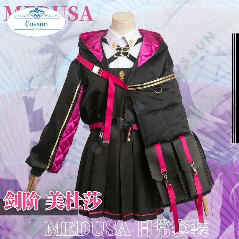 

Game Fate/Grand Order Medusa Cosplay Costume Halloween outfits Women New Suit Uniform