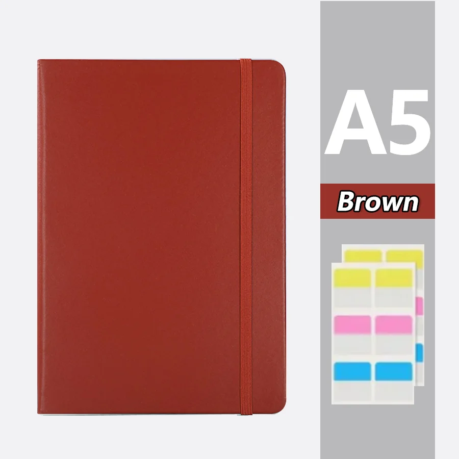 A5-Business mit PU-Notizbuch, Studenten-Notizbuch, 200 Seiten, handgefertigtes Buchbuch, handgefertigtes Buchbuch, mit Memopapier geliefert – Detail 13