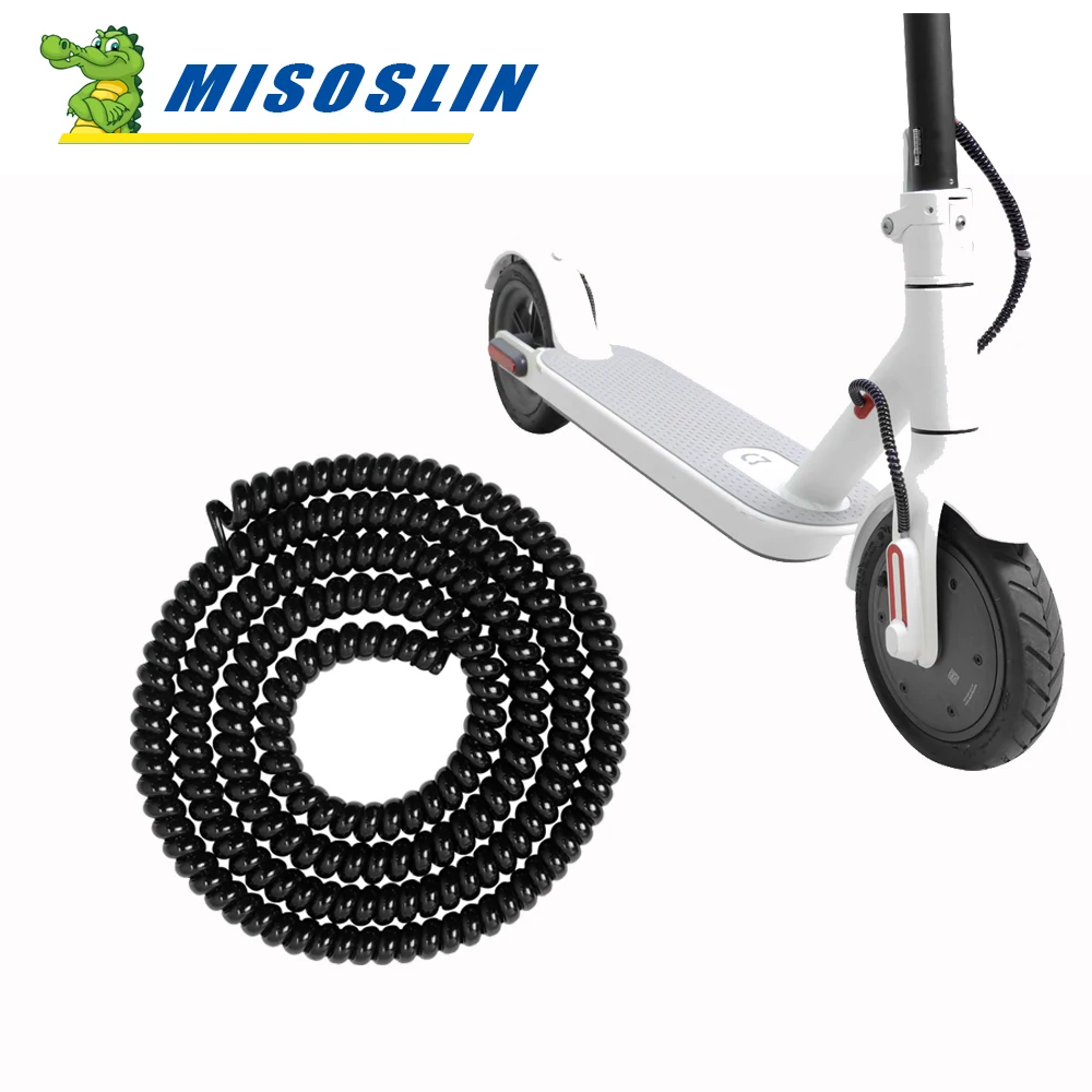 1m Line Organizer Pipe Protection Spiral Wrap Winding Cable Wire Protector Cover Tube For Ninebot Electric Scooter/xiaomi M365