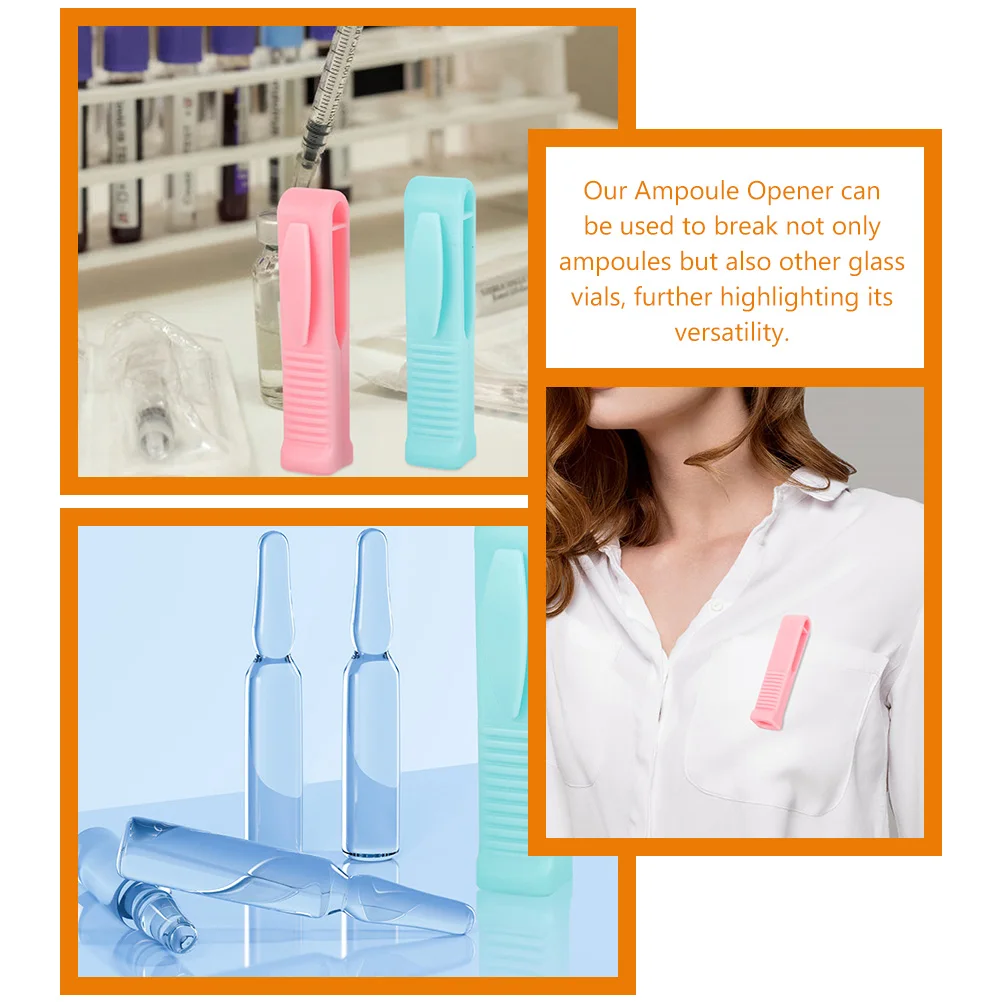 

8 Pcs Portable Vial Breaker Ampoule Bottle Opener Multifunction for Nurses Tools