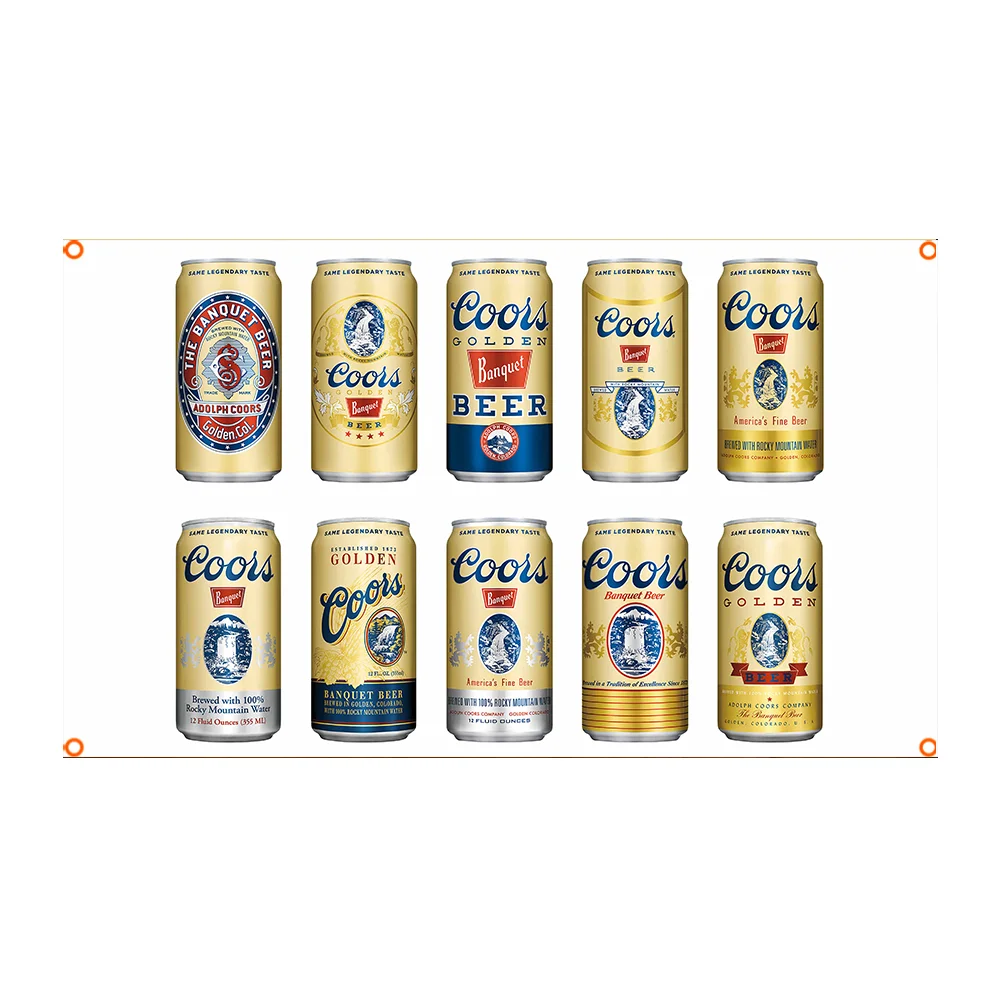 علم مأدبة C-coors الرائع مقاس 3 × 5 أقدام مناسب للسفر والتجمعات وعرض الأعلام أثناء القيادة في الميدان