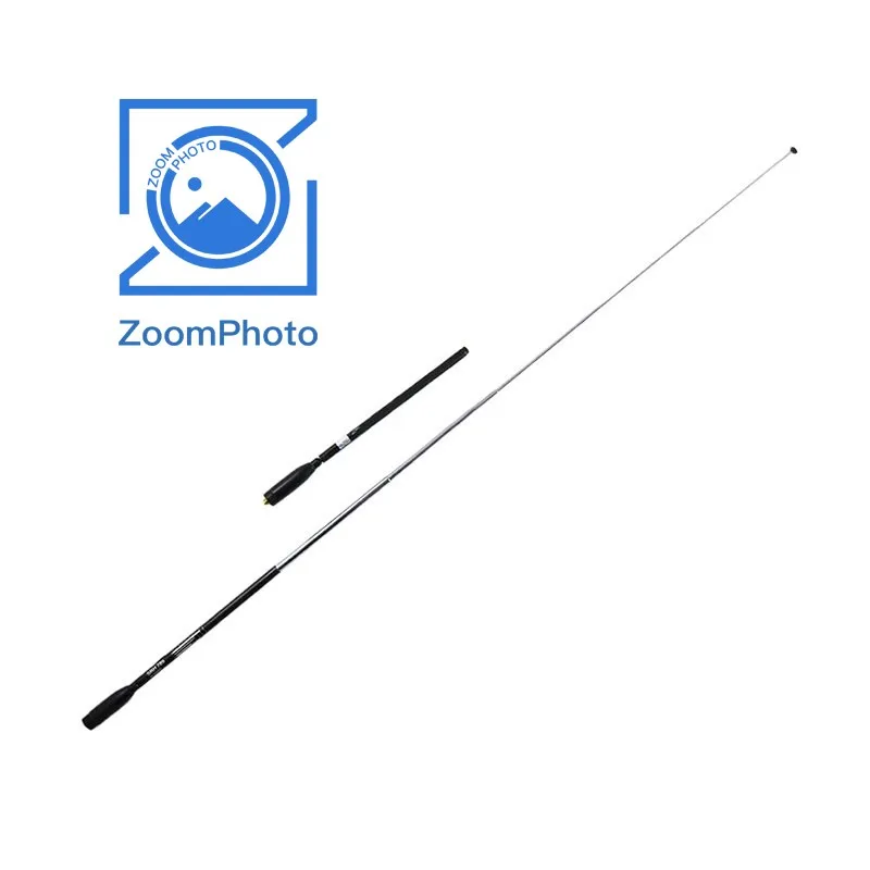 SRH789 antena teleskopik Walkie Talkie, antena teleskopik 31.7 "95-1100MHz dengan konektor BNC laki-laki dan perempuan