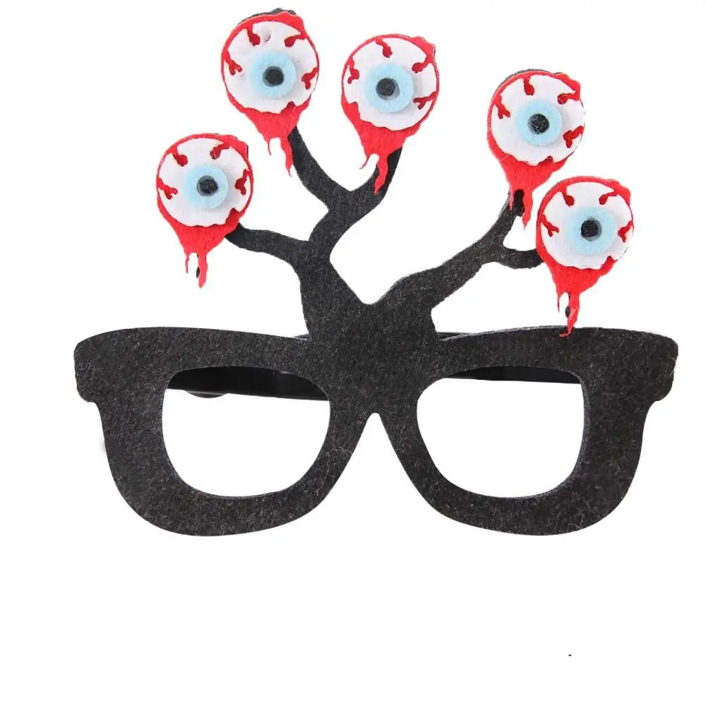 

Children Party Decoration Spider Ghost Party Eyeglasses Frames Halloween Dress Up Ghost Pumpkin Halloween Decoration Glasses