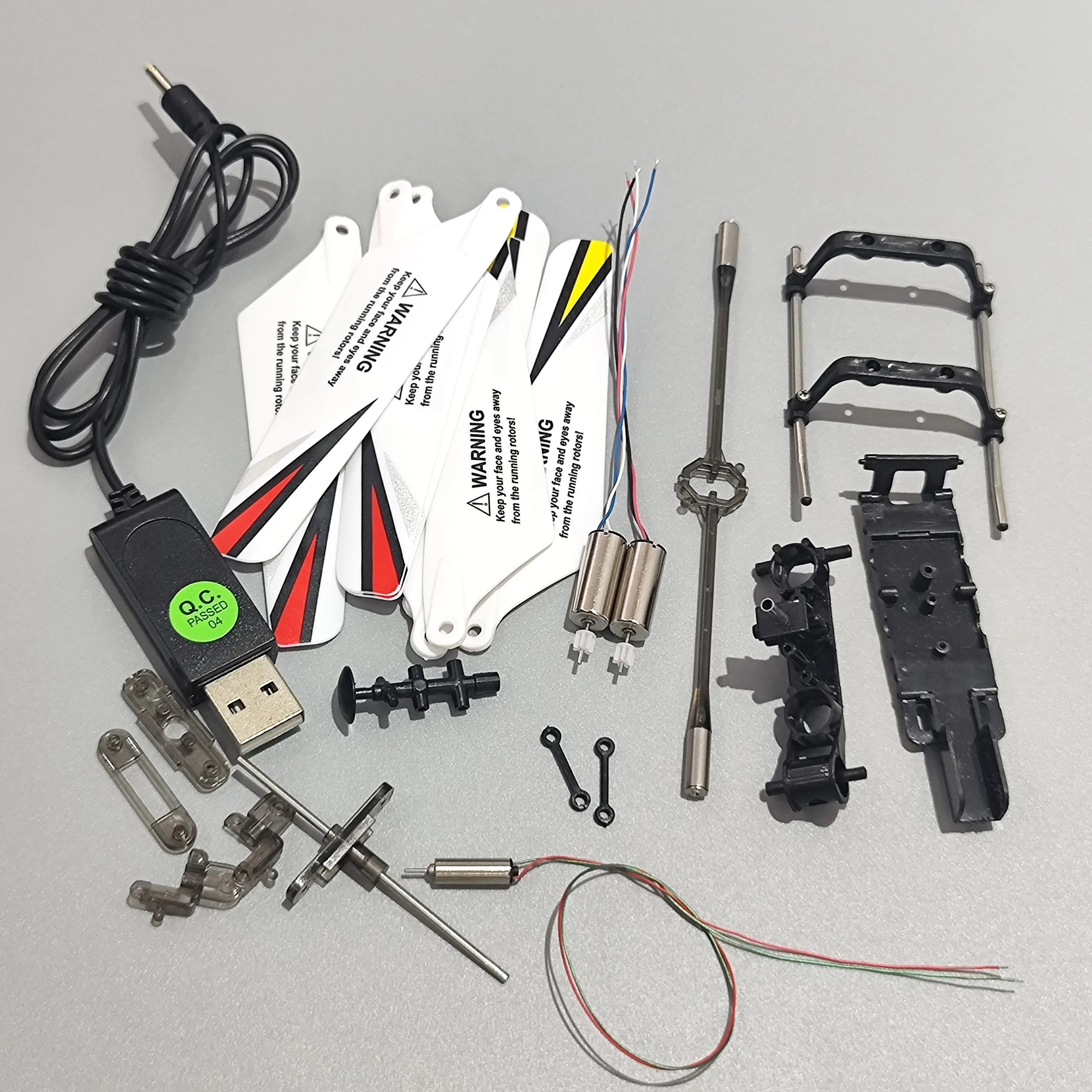 SYMA S107H RC hélicoptère pièce de rechange télécommande/moteur principal/moteur à TA/lame/fil de chargement/barre d'équilibre/accessoires de train d'atterrissage