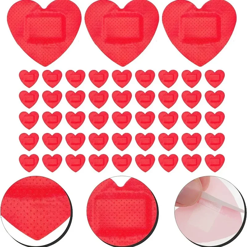 20Pcs/Set Band Aid S / M / L Size Heart Plasters Red / Laser Star Plaster Lip Shaped Wound Dressing Patch Adhesive Bandages