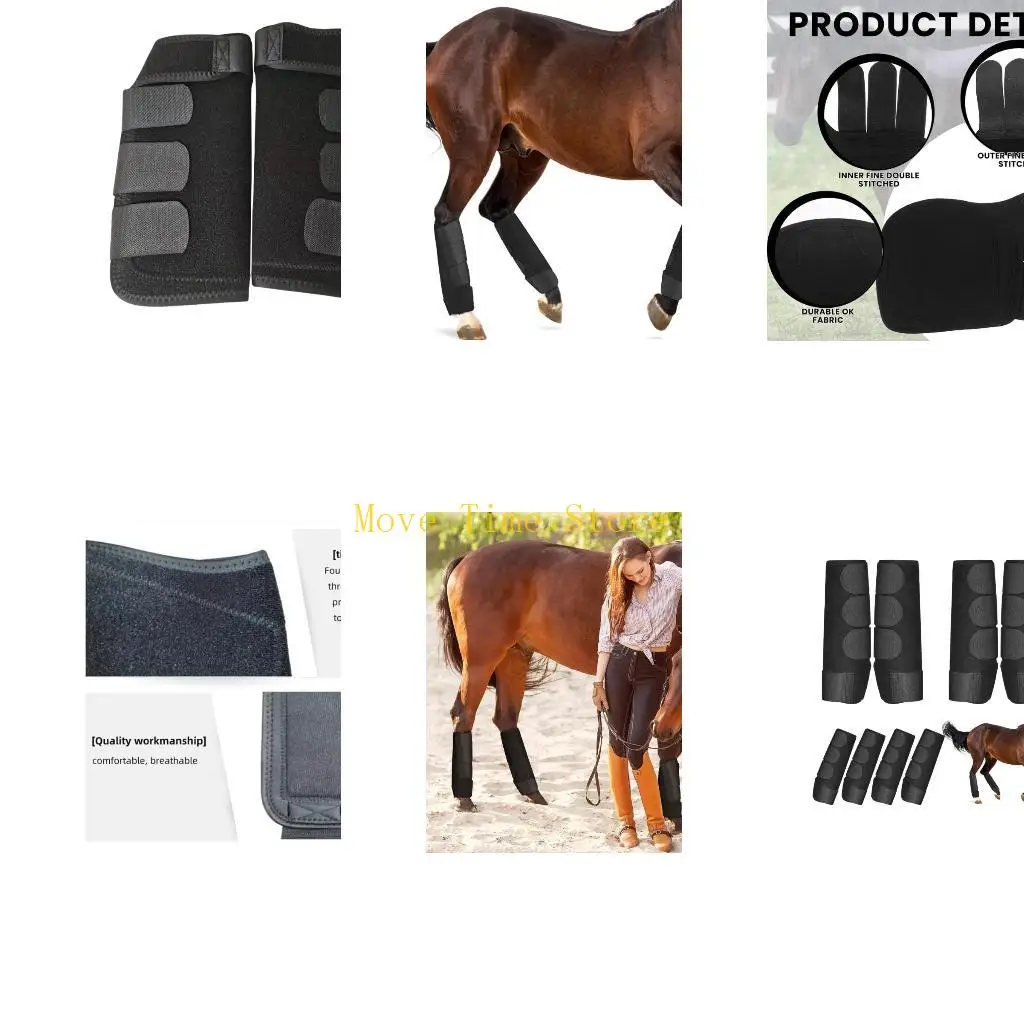 92ME 네오프렌 브러쉬 말 부츠 말 다리 보호대 랩 말 보호 및 훈련 및 브러쉬 훈련 장비