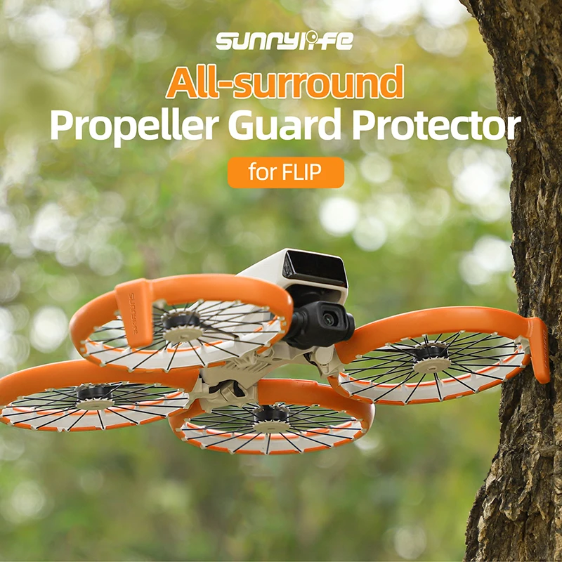 Voor DJI Flip Drone Propeller Guard Case Quick Release Armen Anti Drop Volledige Surround Bumper Ringen Protector Cover Accessoires