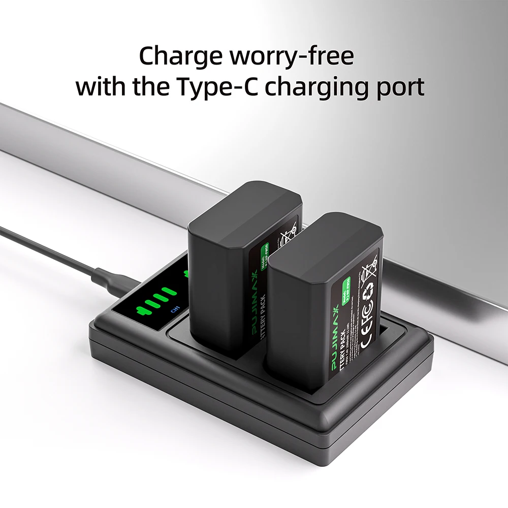 Pujimax 4x1500mAh NP-FW50 Battery and Charger