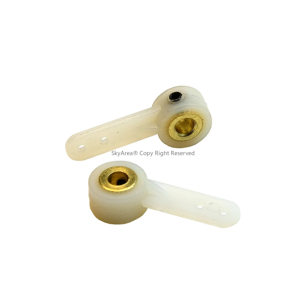 Bras de gouvernail pour train d'atterrissage rétractable, bras de direction, accessoires de bricolage pour RC FixOOAiranaParts, diamètre 2.1, 2.6, 3.1, 4.1mm, 6 pièces