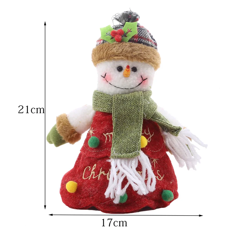 2024 New Christmas Santa Sack Children Xmas Gifts Candy Stocking Bag Exquisite Santa Claus Printed Linen Christmas Candy Bag