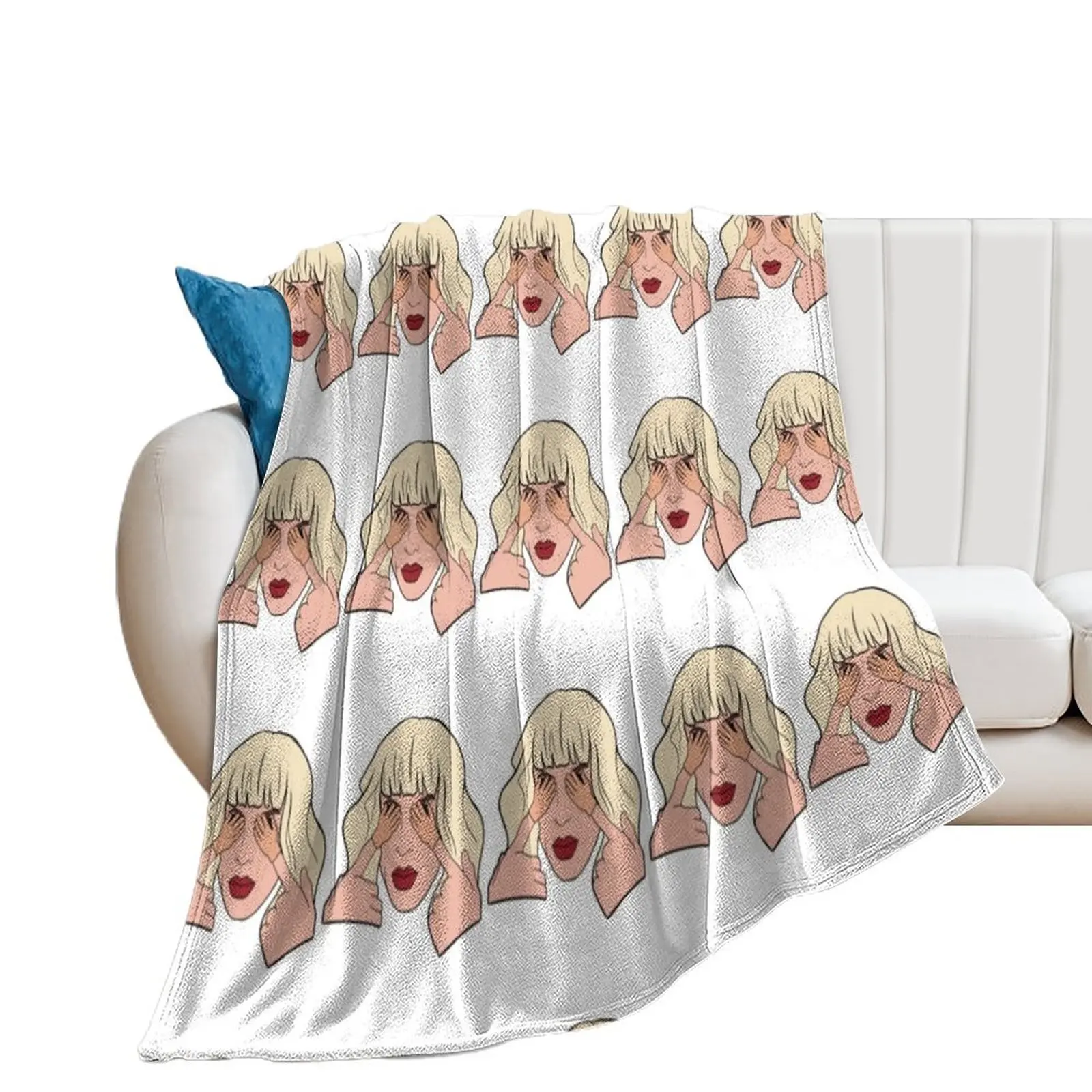 Katya Zamolodchikova Tiny Hands Throw Blanket Thins Winter beds Hairy For Baby Blankets