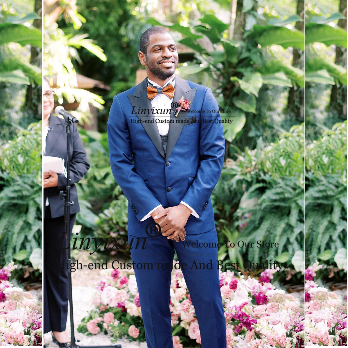

Wedding Suits For Men Shawl Lapel Groom Tuxedos 2 Pieces Sets Male Prom Blazers Pants Outfit SlimTerno Masculino Completo