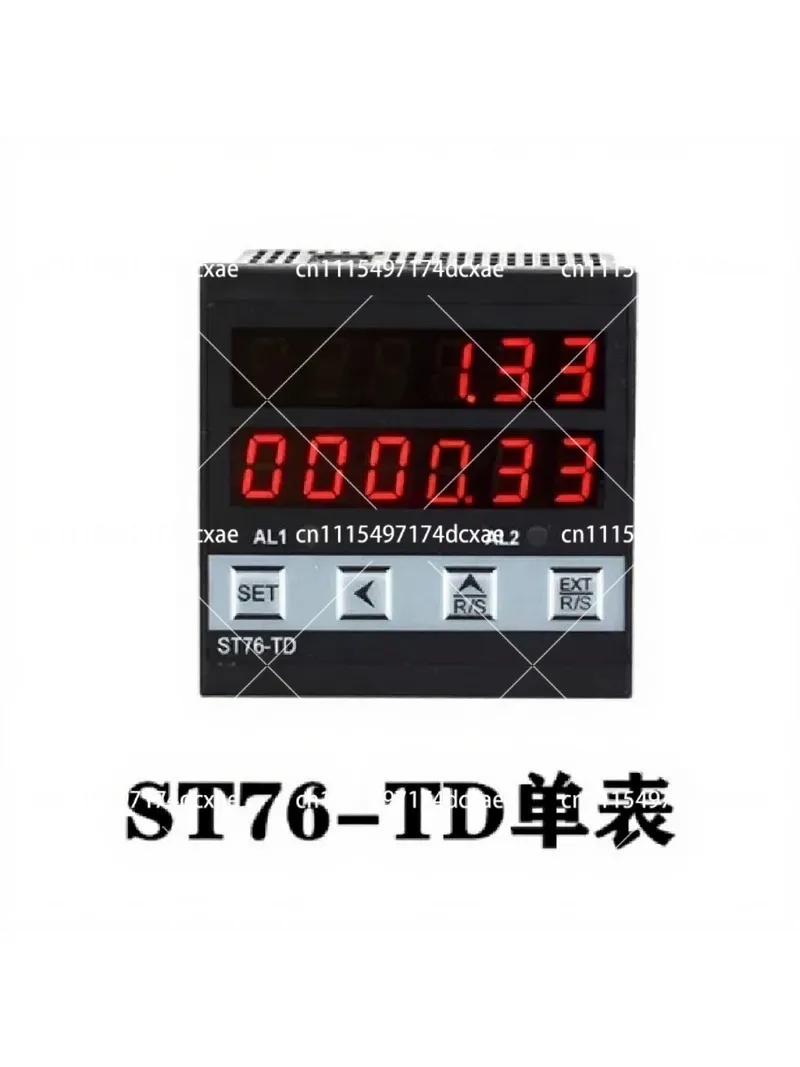 High Precision Roller Linear Speedometer Digital Encoder Tachometer Meter Counter ST76TD