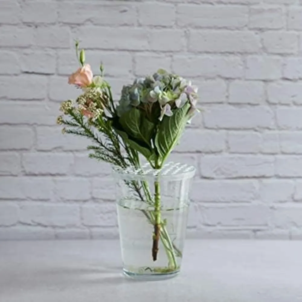 DIY Arrangement Holder Vase Grid Insert Flower Arrangements Supplies Reuseable Flower Stem Holder Plant Straw Fixation