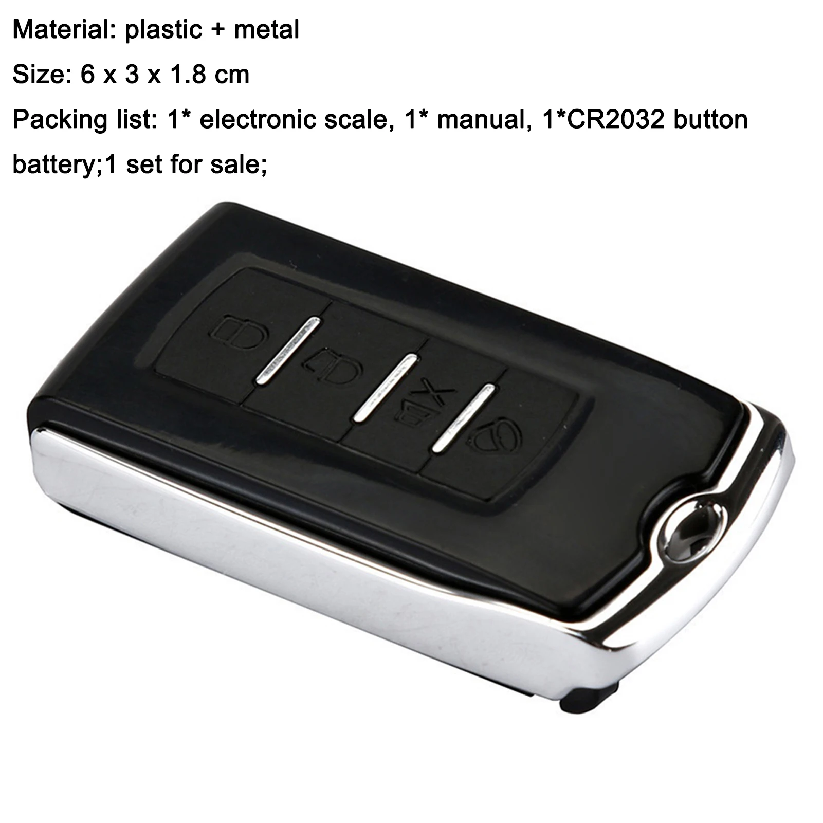 Digital Scale Simple Accurate Digital Pocket Scale Metal Jewelry Scale Electronic Scale Lightweight Car Key Shape Accurate