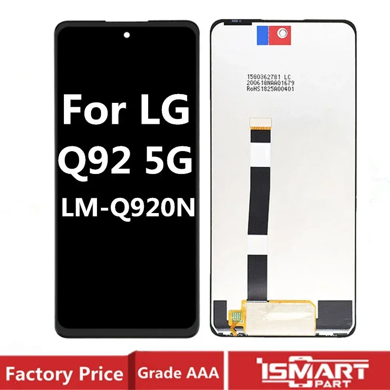 For LG Q92 5G LCD Display Touch Screen Digitizer Assembly Replacement Parts Tested LM-Q920N Q92 LCD