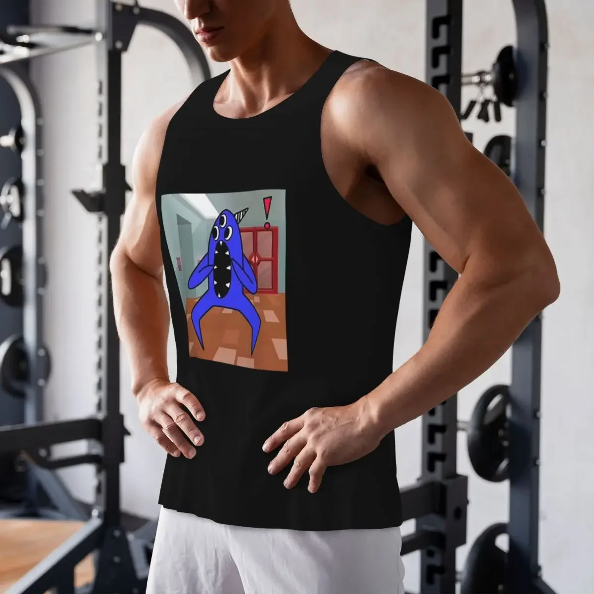 Quick Dry Nabnab Anime Garten Of Banban Gym Tank Muscle Sleeveless Shirt Bodybuilding Breathable Vest