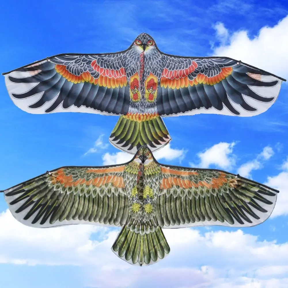 Transparente Kinder Geschenk Garten Outdoor Sport Drachen Linie Kunststoff Adler Drachen Große Adler Drachen Fliegende Vogeldrachen