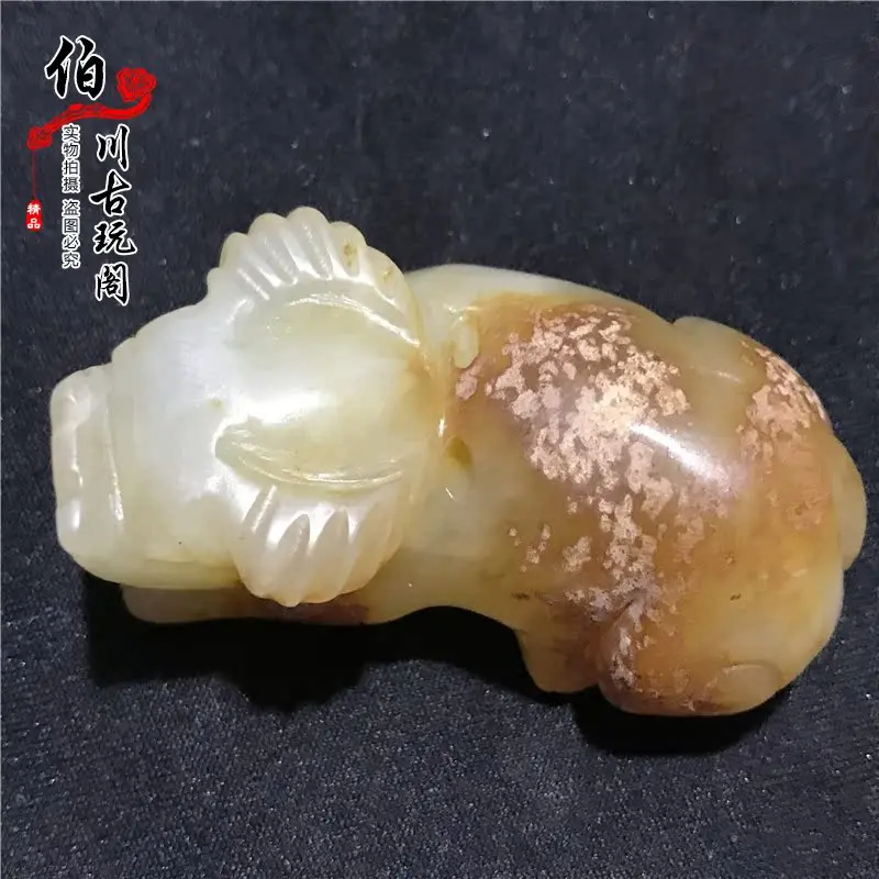 Gao Yu Ming and Qing Dong Jade  and Old Xiuyu Handpieces Ornaments and Pendants Collect Calves