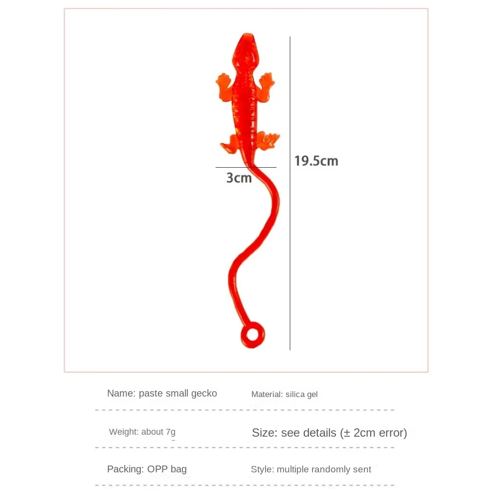 5/10 قطعة متعة الملونة لزجة تسلق أبو بريص الاطفال والكبار لوازم الحفلات هدايا عيد الميلاد عيد الميلاد كرنفال هدية الديكور اللعب