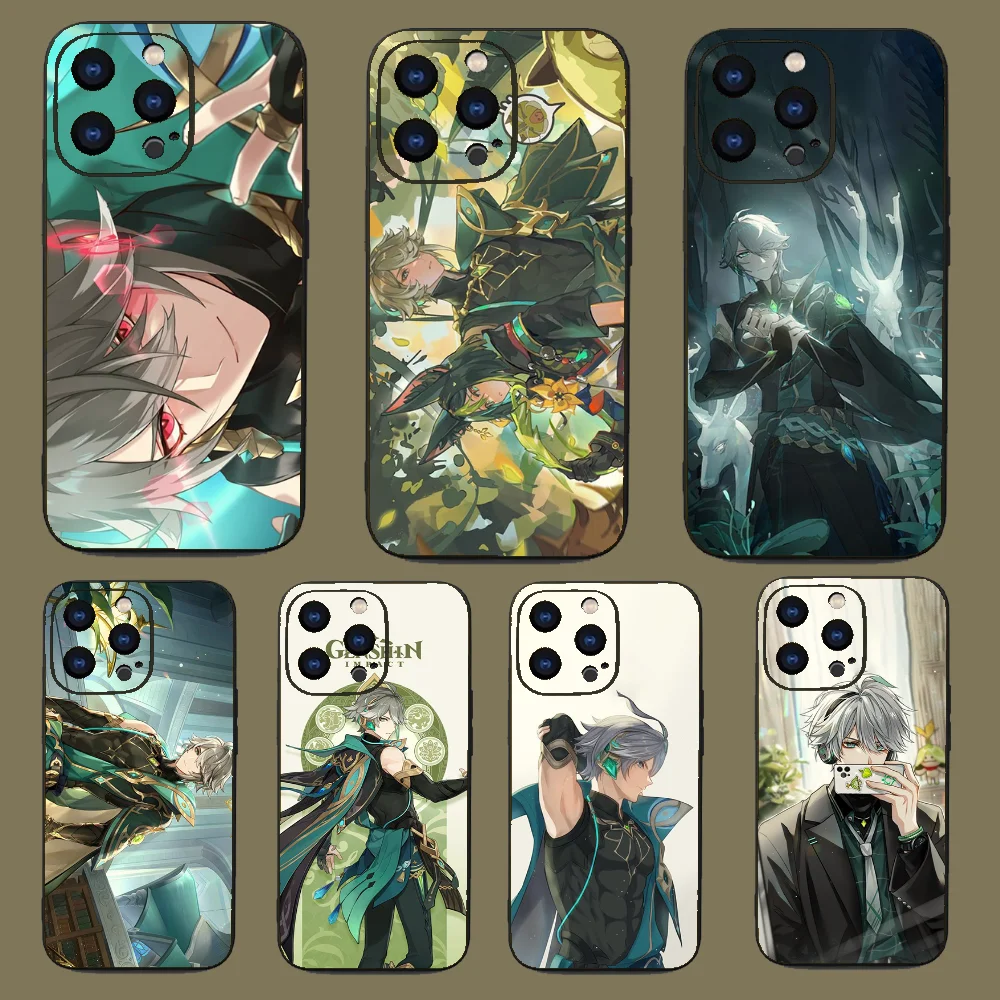 Genshin Impact El Hessen Phone Case For Iphone 15 11 13 14 Pro Max 7 8 Plus X Xr Xs Max Se2020 12mini Cover Case