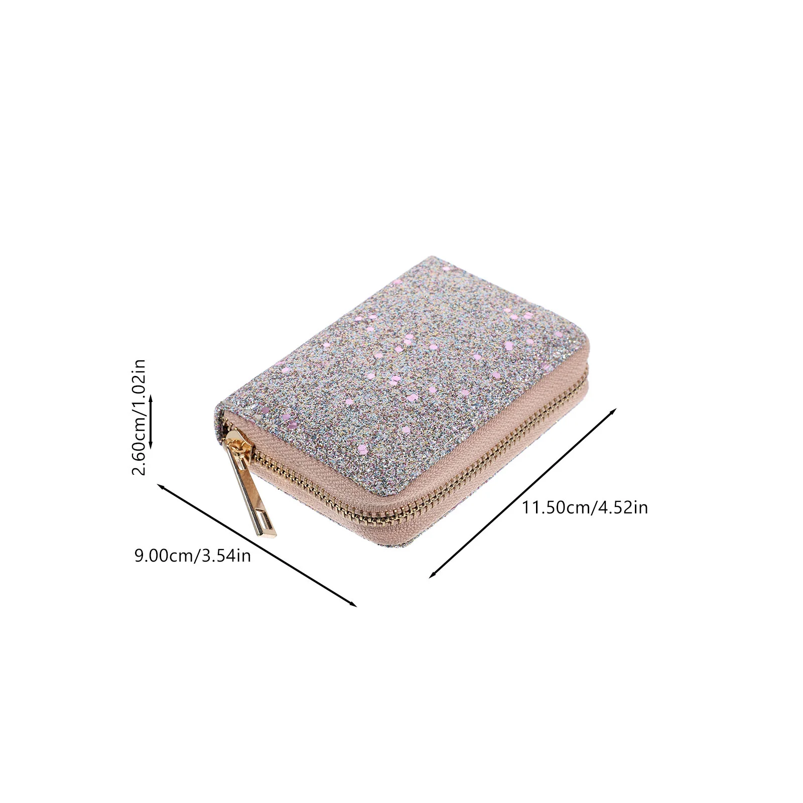 Portafoglio piccolo da donna Portamonete Tasca porta cambio bambino con cerniera Ragazza da viaggio