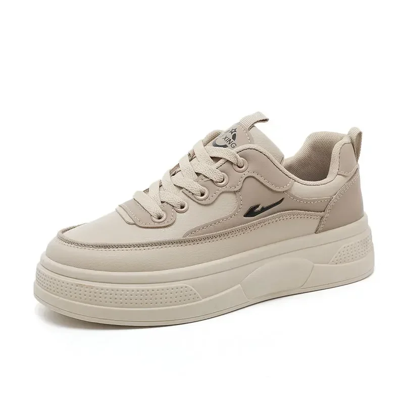 

Женская спортивная обувь на толстой подошве, дышащая спортивная обувь, осенняя повседневная обувь, женская спортивная обувь на невидимом каблуке