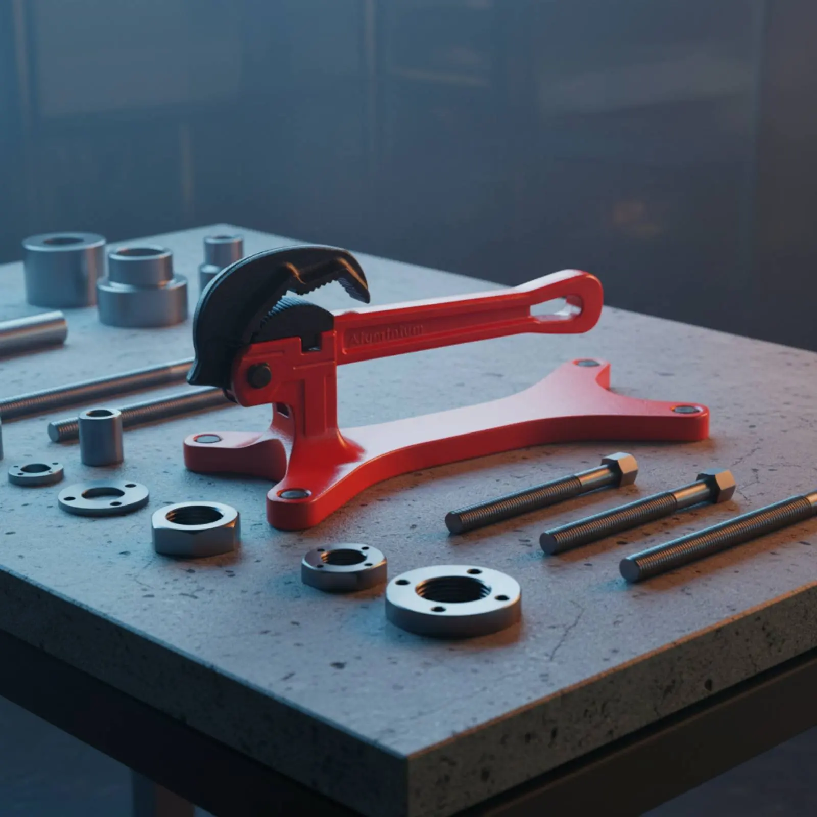 Self-Locking Pipe Wrench Portable Self-Adjusting Pipe Wrench Hand Tool Heavy Duty Anti-Slip Teeth for Workshop view 5