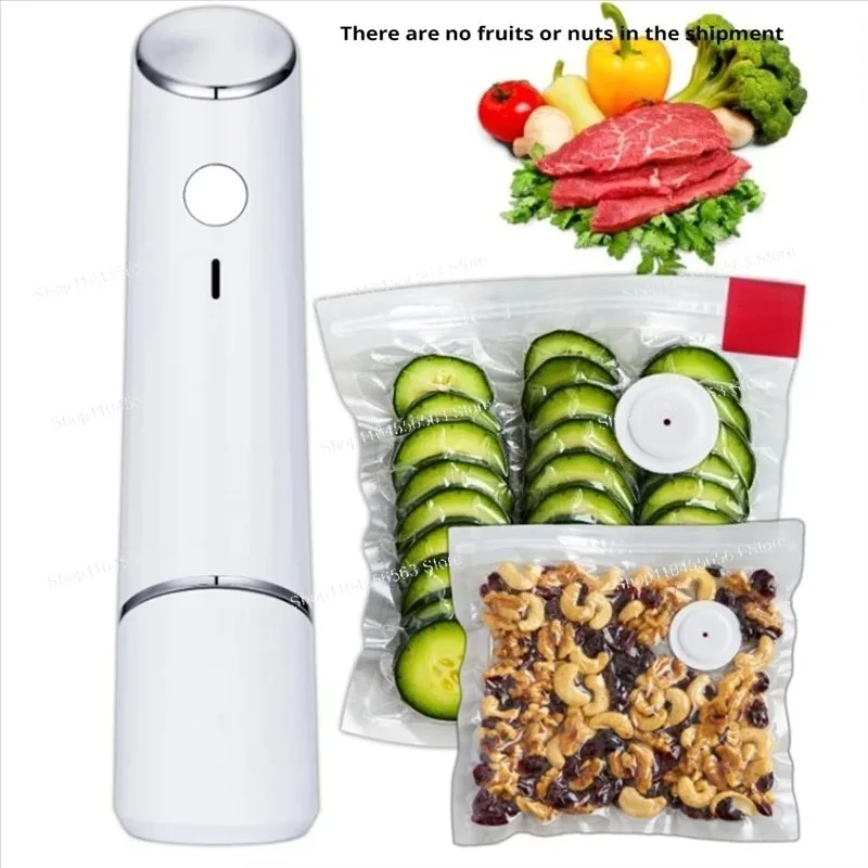 

Компактный ручной вакуумный упаковщик для пищевых продуктов CKFAM (1 комплект) — портативный экономщик для еды с мощной герметизацией