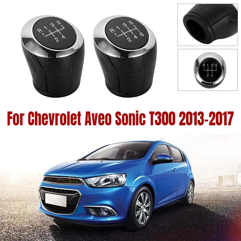 For Chevrolet Aveo Sonic T300 2013-2017 Car MT Gear Shift Knob 5 / 6 Speed Gear Shifter Lever Head Replacement 24108036