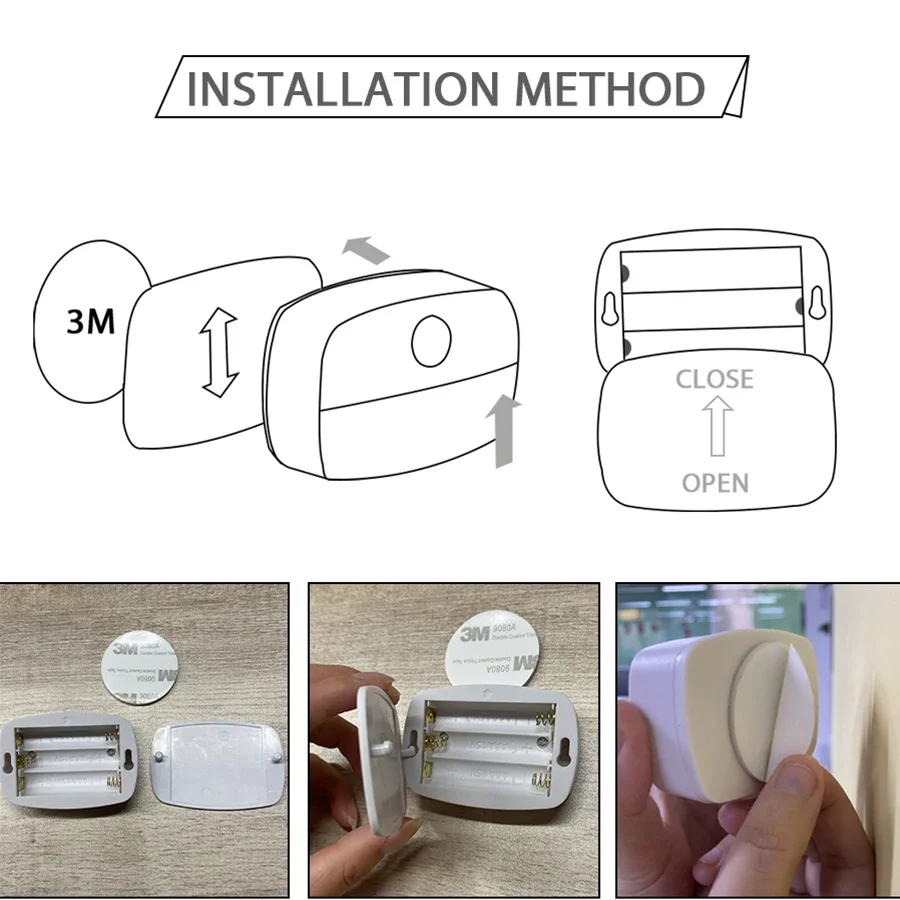 Wireless Motion Sensor Night Lamp LED Lights- Easy Install