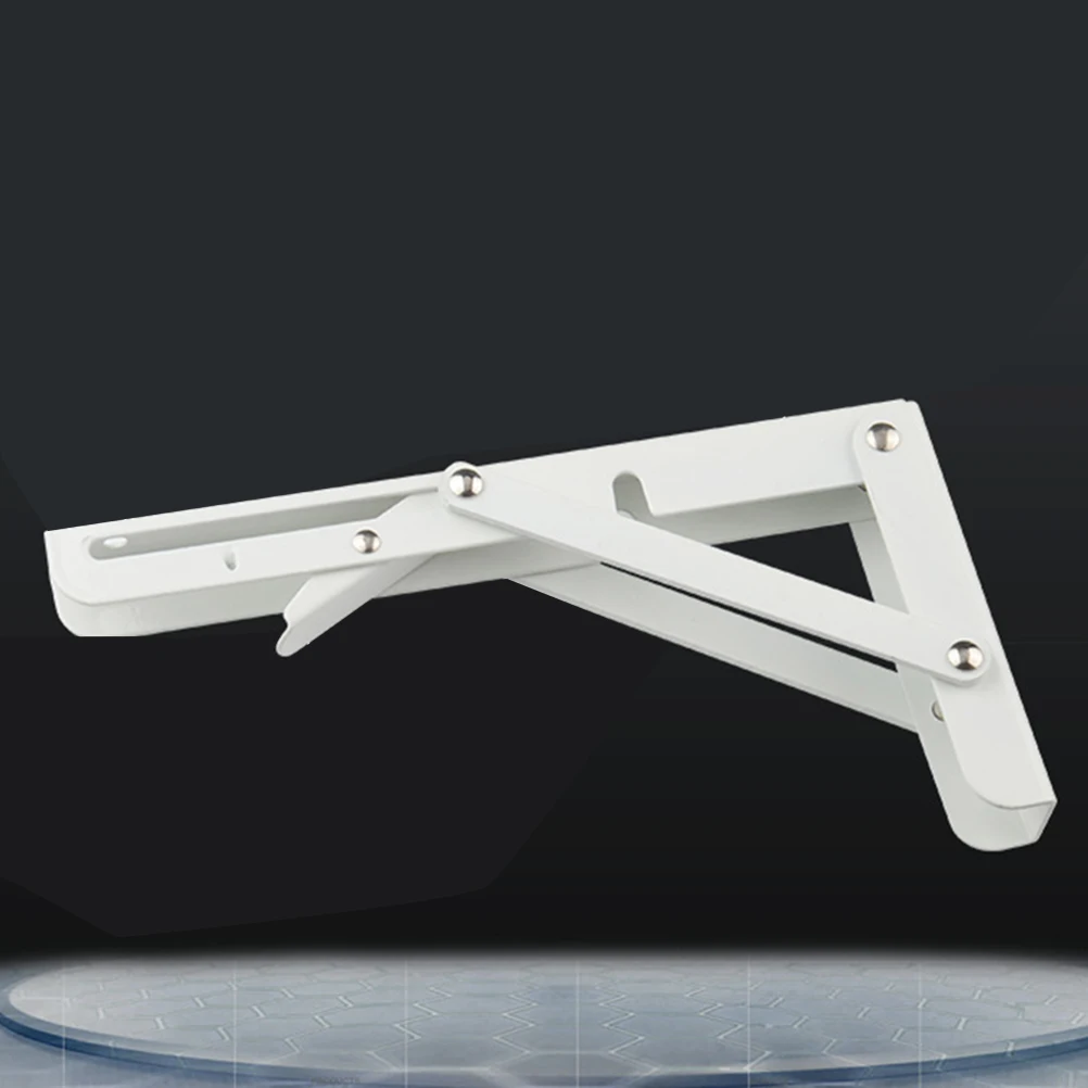 

Desktop Folding 14 Inch Steel Wall Mounted Shelf Support For Table Bench Storage Shelf Bracket Triangle Bracket Stainless