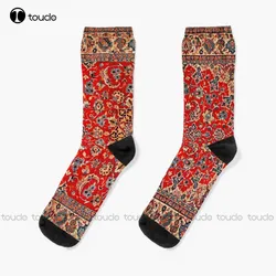 Oriental Rug Persian Rug Socks Socks Youth 360° Digital Print Unisex Adult Teen Youth Socks Personalized Custom Gift Funny Sock