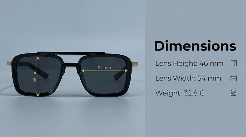 2026 Polarisierte Übergroße Quadratische Sonnenbrille für Damen Luxus Designer Doppelbrücken Y2K Mode Fahrbrille für Damen Retro Shades – Detail 6