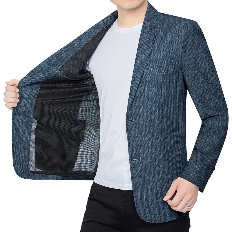 Summer Ice Silk Quick-Dry Sun Protection Blazer Men's Casual Outerwear